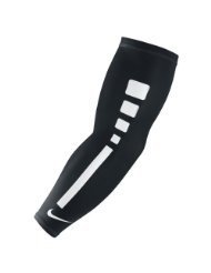 Nike Elite Basketball Sleeve, Black-White