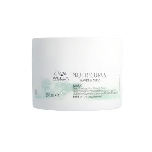 NUTRICURLS Mascarilla Capilar de Tratamiento Intensivo para Cabello Ondulado y Rizado - Nutre y Define, 150 ml