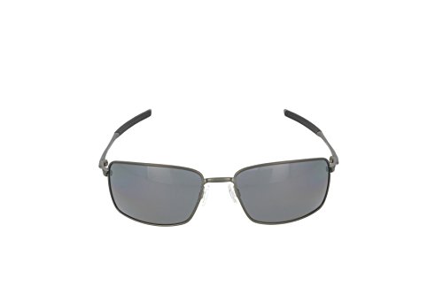 Oakley Square Wire Polarized Rectangular Sunglasses,Carbon,60 mm