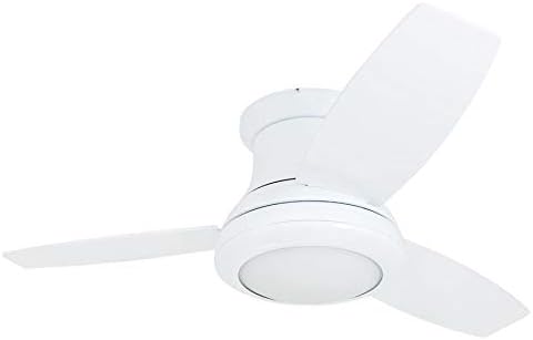 Harbor Breeze Sailstream 44 In Bright White Led Indoor Flush Mount