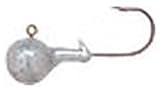 Eagle Claw Jig Ball Bronze Hook, 25 Piece (1/16-Ounce)