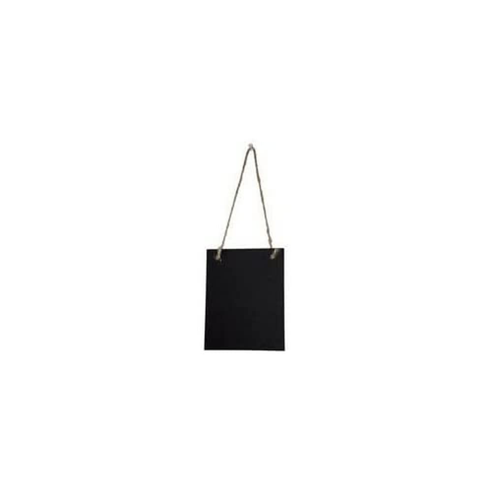 Chalkboards UK Mini Hanging Blackboard, Wood, Black, 148 x 105mm