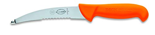 F. DICK Aufbrechmesser, ErgoGrip (Messer mit Klinge 15 cm, X55CrMo14 Stahl, nichtrostend, 56° HRC) 8214015-53, Orange, 28 x 4.2 x 2.33 cm