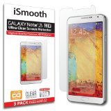 Samsung Galaxy Note 3 Screen Protector Made with Ultra Clear PET Plastic Gives You Protection From Scratches For the Glass Screen on Your Phone (Pack of 3)
