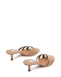 Steve Madden Women's Cary Heeled Sandal, Tan