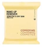 Comodynes 1 Pack Make Up Remover Towelettes for Sensitive & Dry Skin (20 Towelettes)