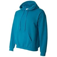 Gildan Men's Heavy Blend Fleece Hooded Sweatshirt G18500 - Classic Pullover Hoodie, 50/50 Cotton Polyester - View #2