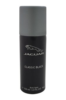 Jaguar Classic Black Body Spray for Men, 5 Ounce