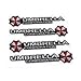STICKY DUDE 4 pcs Umbrella Corporation Car Door Handle Stickers, Car Decals 3D True Color Biohazard Resident Stickers