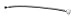 Fluidmaster B1T12 Toilet Connector, Braided Stainless Steel - 3/8 Female Compression Thread x 7/8 Female Ballcock Thread, 12-Inch Length