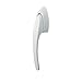Ideal Security Door Handle for Storm and Screen Doors, White (2-Piece Set)