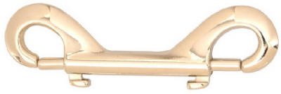 Campbell T7615312 4-5/8" Nickel Double Ended Eye Bolt Snap