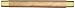 Anderson Metals 38300 Red Brass Pipe Fitting, Nipple, 1/4