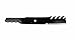 USA Mower Blades (3 CMB022BP Toothed High Lift Blade Fit Scag Husqvarna Toro 48108 481707 481711 48185 482462 Length 18in. Width 2 1/2in. Thickness .240in. Center Hole 5/8in. 36 50 52 54in. Deck