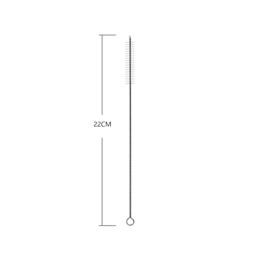 Kit com 3 Escovas de Limpeza para Canudos, Escova de Nylon, Ferramenta de Limpeza Premium, Durável