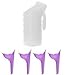 Amazing Productz Portable Female Urination Device, Stand to Pee, Urinal for Women, Easy Potty Funnel, Ladies Car Camping Restroom, Lady Standing + Free Urine Container Bottle, Mens Travel Urinal