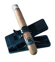 Cigar Minder Clip -  All Purpose Cigar Holder (Black)