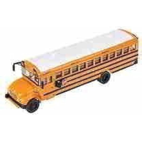 white school bus toy