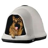 Petmate Dogloo Microban, 90-125 lb, Taupe/Black