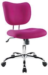 Brenton Studio Mesh Task Chair, Pink/Chrome