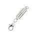 Dsmile Pack of 10pcs Gold Color and Silver Color Tone Magnetic Lobster Clasp for Jewelry Necklace Bracelet