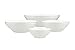Mikasa Swirl Bone China Bowls, White (Set of 4)