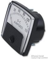Analog Panel Meter, Gasket Sealing Design, DC Current, 0A to 150A / 0mV to 50mV