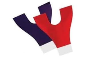 SurgiMac Articulating Paper Sheets – Bite Contact Indicator for Teeth Alignment, Disposable Marking Strips, 72/Bx (Red/Blue, Horseshoe)