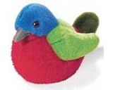 Bunting - Audubon Plush Bird (Authentic Bird Sound)