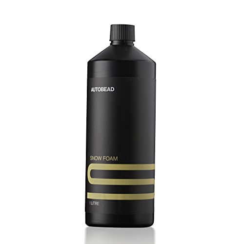 Autobead Snow Foam 1L - Removes Traffic Film, Dirt and Harmful Deposits - Concentrated Car Pre-Wash