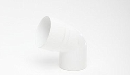 Polypipe miniline RM327W White 53mm Round DOWNPIPE Offset Bend 112.5 Degree for shed, Conservatory, Porch etc