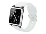 iWatchz CLRCHR22WHT Q Collection Wrist Strap for iPod Nano 6G-White