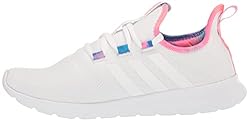 adidas Women's Casual Running Shoe, White/Acid