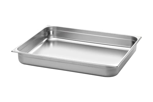 Conjunto de Cubas 10 peças Tramontina GN 1/1 em Aço Inox sem Alças Profundidade 65 mm - Aço 430