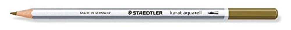 Staedtler Karat Aquarell 125-19 Professional Watercolour Pencils - Dark Ochre (Pack of 6)