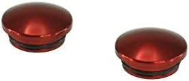 EDS Racing Products 22mm Aluminum End Cap - Red (2)