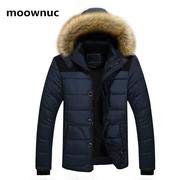Han Shi Hooded Coat, Fashion Men Warm Winter Casual Padded Cotton Thick Jacket Outwear (4XL, Black)