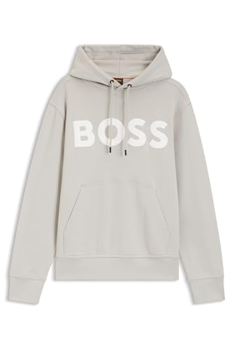Sweat À Capuche en Molleton De Coton avec Logo Oversize