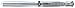 uniball Impact Gel Pen, Stick, Medium 1 Mm, Silver Metallic Ink, Silver Barrel