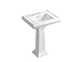 Kohler K-2238-4-0 Memoirs Pedestal Lavatory with 4
