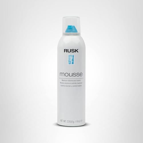 RUSK Designer Collection Mousse Maximum Volume and Control, Firm-Holding Styling Mousse, 8.8 oz