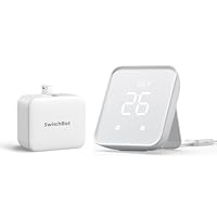 SwitchBot Hub 2 Switchbot Set of 2 Smart Home Learning Remote Control Smart Remote Control Control Infrared Appliances Remote Control Appliance Appliance Automation Compatible with Alexa Google Home