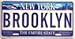 Brooklyn New York License Plate