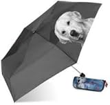 Fuzzy Nation Umbrella & Case Dog Lover Golden Retriever