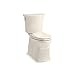KOHLER K-4636-47 Cachet Elongated, Grip-Tight Bumpers, Quiet-Close Release Hinges, Quick-Attach Hardware, No Slam Toilet Seat, Almond