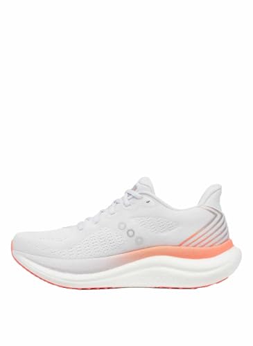 Saucony Women's Triumph 23 Sneaker White/wistfu