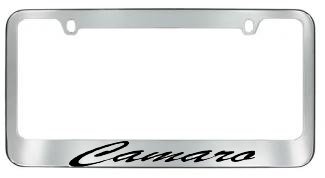 Camaro Script License Plate Frame