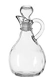 Anchor Hocking 980R Presence Glass 10 oz Cruet w/ Stopper