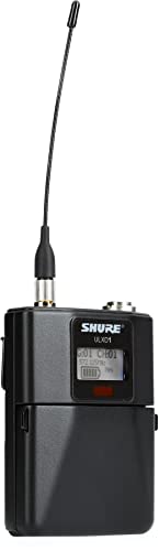 Shure ULXD1 Bodypack Transmitter - for use with ULX-D Digital Wireless Microphone Systems, Receiver Sold Separately | J50A Band (ULXD1=-J50A)