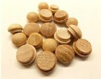 1/4" Birch/Maple Mushroom Button - Lot of 100